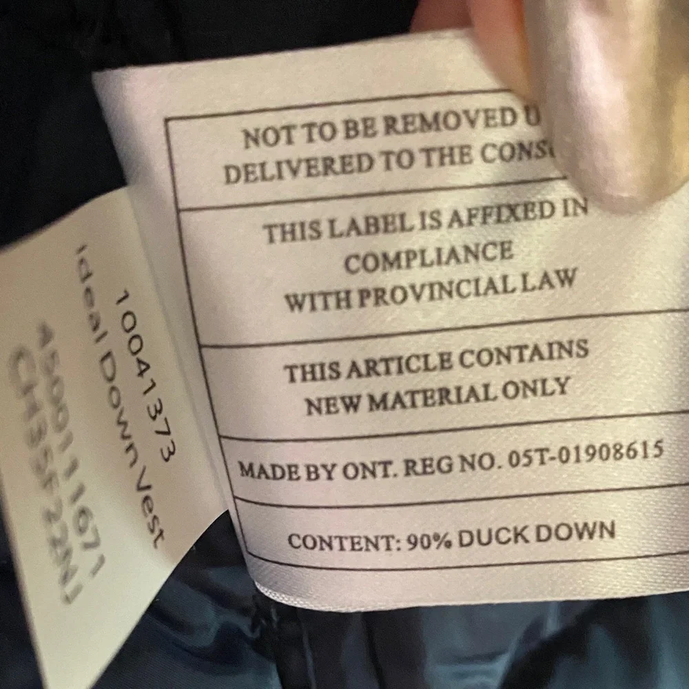 Ariat Tek Ideal Down Puffer Vest - Picture 8 of 11